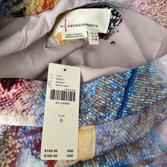 Anthropologie A-Line Midi Skirt new with tag size 0 - Picture 4 of 15